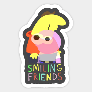 Smiling Friends Sticker